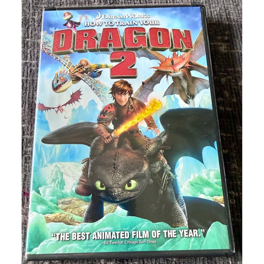 DreamWorks How to Train Your Dragon 2 DVD Kids Movie Excellent Sequel
